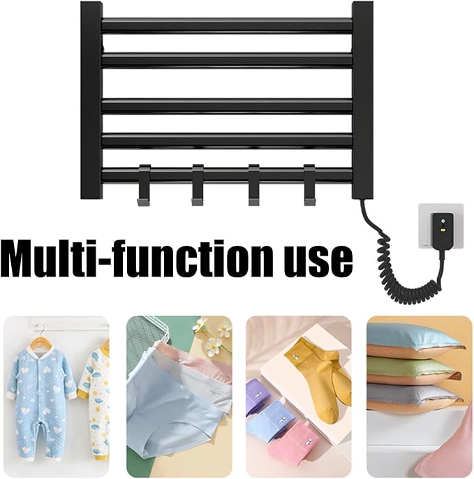 Wall Mounted Heated Towel Rack - Image 2