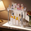Body Spray Organizer, 2 Tier Bathroom Counter Organizer Acrylic Clear Corner by AfooBezos