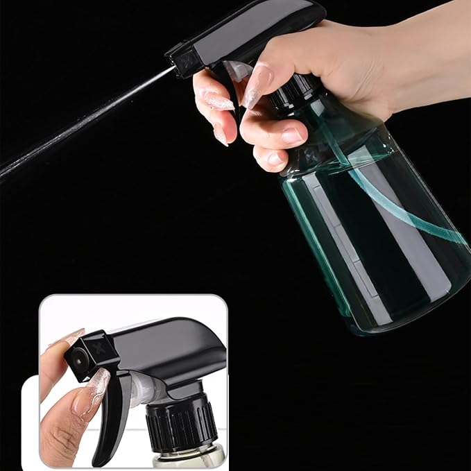 Spray Bottle For Hair – 500ml Refillable | Adjustable Nozzle Water Sprayer For - Image 4