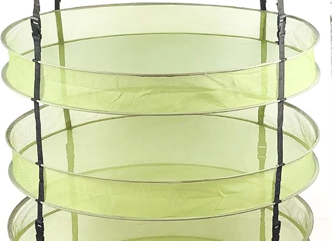 HORTIPOTS Herb Drying Rack Collapsible 2.5 ft Hanging Dry Net Rack - Image 3