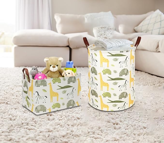 Kids Laundry Hamper, Baby Nursery Hamper, Waterproof Storage Bin, Clothes - Image 3