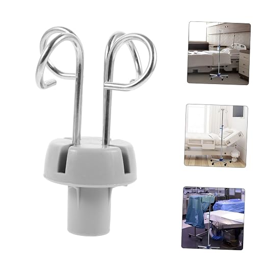 Baluue Stainless Steel Infusion Pole Hook Portable Accessory Hospital Clinic - Image 3