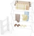 Drying Rack Clothing, 3-Tier Clothes Drying Rack Foldable, Antirust Laundry by Unknown