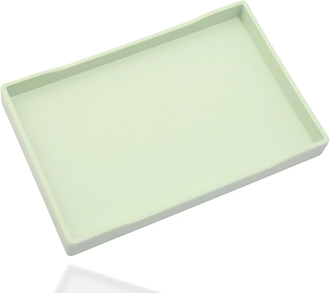 Green Serving Tray for Serving Accessory, Perfume and Display Use. by VCREATC-VCREATEFORCUSTOMER