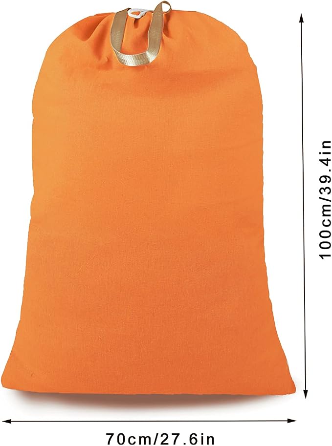 Heavy Duty Laundry Bag with Drawstring and Handle, Extra Large Travel Dirty - Image 2