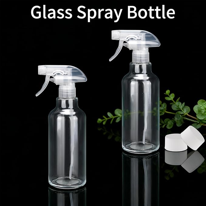 Cosywell Glass Spray Bottles 16.9oz/500ml 2 Pack Empty Spray Bottle - Image 5