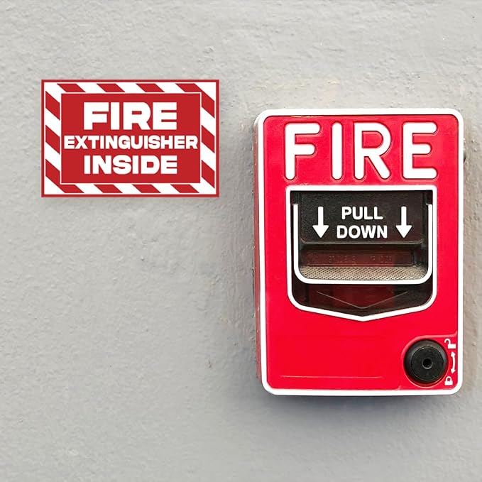 Inside Warning Sticker Vinyl Decal - Image 7