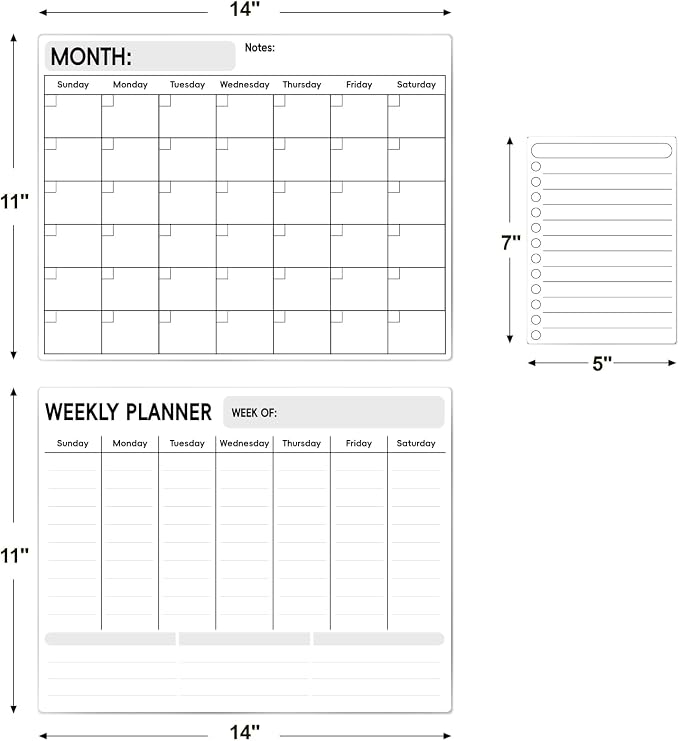LANDNEOO Magnetic Dry Erase Calendar - Image 2