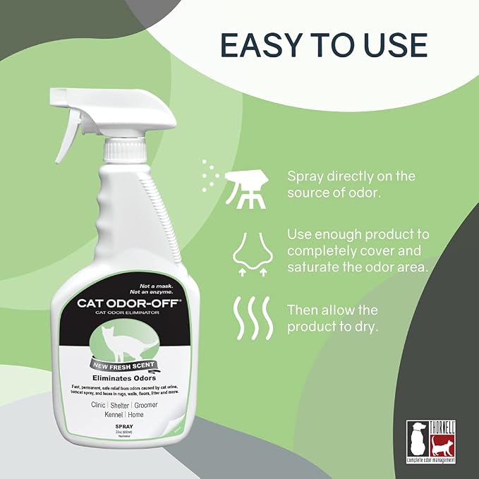 Odorcide Cat Odor-Off Fresh Scent Concentrate Pet Smell Odor Eliminator Bundle - Image 3