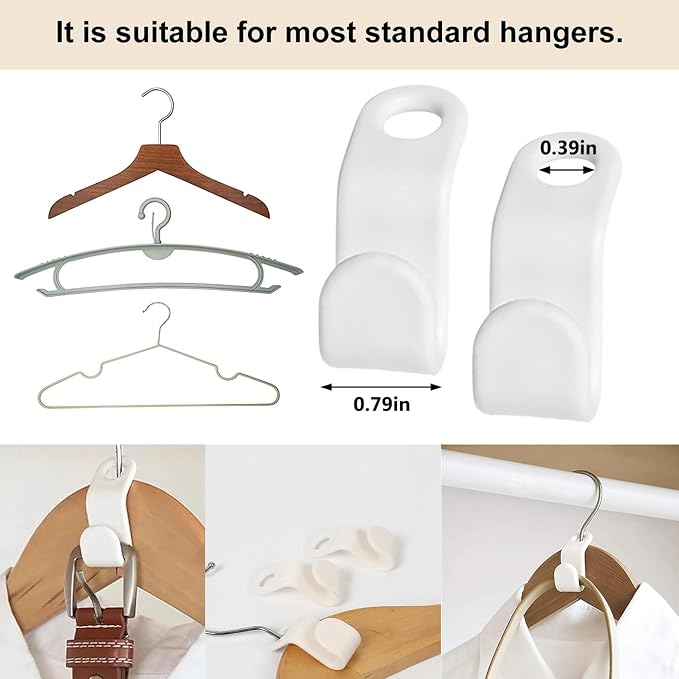 Clothes Hanger Connector Hooks, Cascading Hanger Hooks, Used in Closet Hangers - Image 5