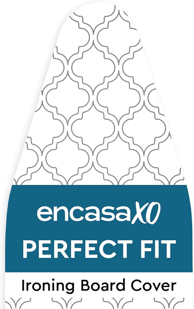 Encasa XO Ironing Board Cover and Pad 54"x15" by EncasaXO