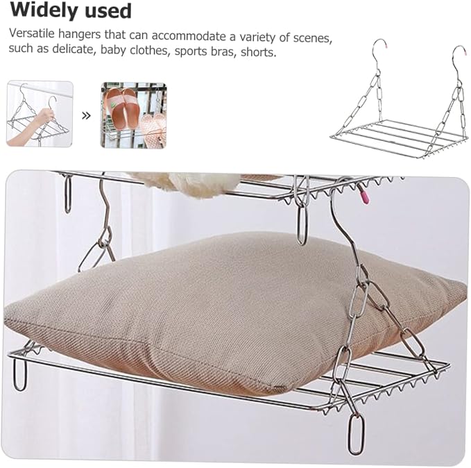 GLEAVI Outdoor Clothes Drying Rack Heavy Duty Hooks - Image 8
