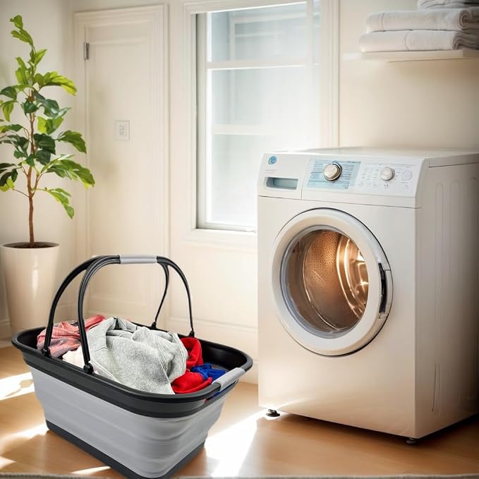 SAMMART Collapsible Tub with Handle 29L - Image 3
