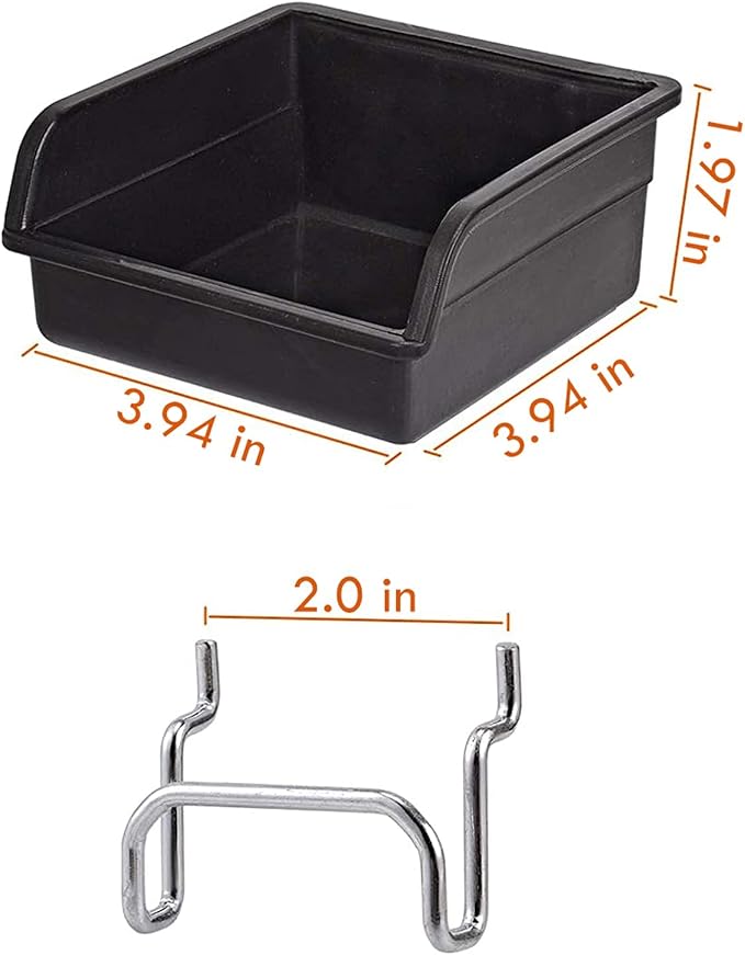 G.CORE 12 Pack Pegboard Bins - Image 2