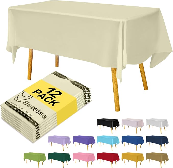 Premium Disposable Table Cloth by Hereisa
