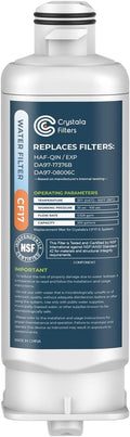 Crystala Filters Replacement for DA97-17376B Refrigerator Water Filter by CrystalaFilters