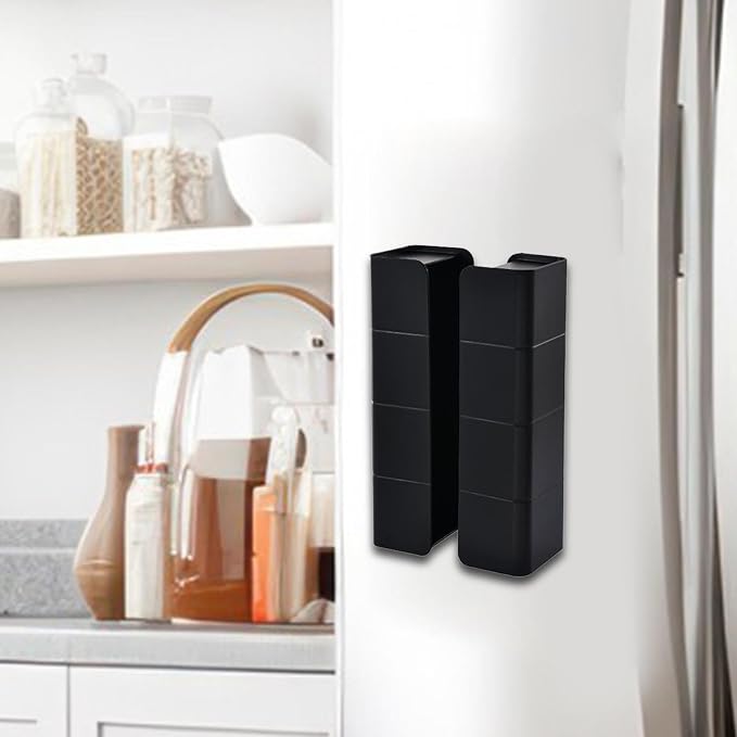 Tissue Box Holder Wall Mounted Organizer Paper Towel Rack Glove Dispenser - Image 3