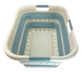 SAMMART 41L Collapsible 3 Handled Plastic Laundry Basket by SAMMART