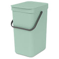 Brabantia Sort & Go Kitchen Recycling Bin | S / 3.2 Gal / 12L | Jade Green | by BrabantiaUSA