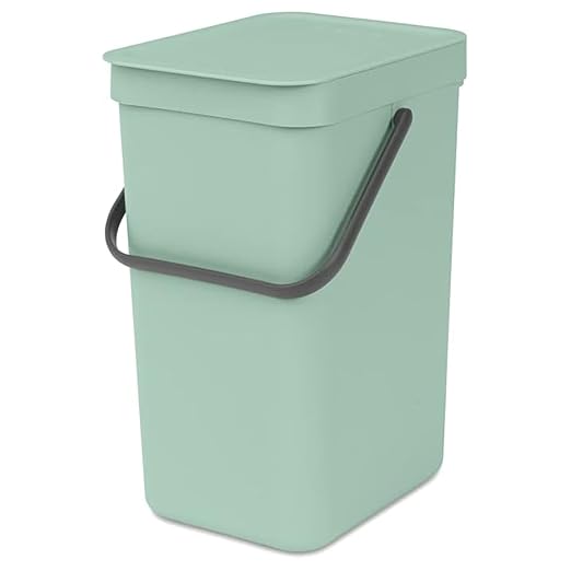 Brabantia Sort & Go Kitchen Recycling Bin | S / 3.2 Gal / 12L | Jade Green | by BrabantiaUSA