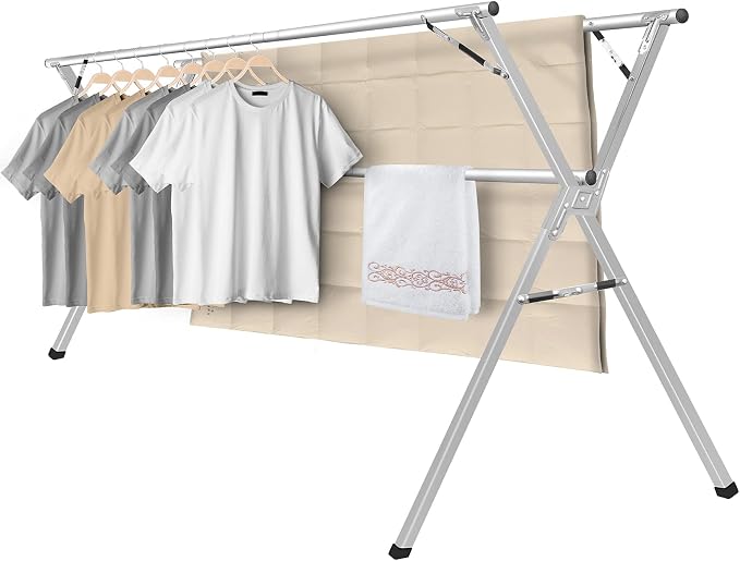 Sarahipe Sillars Clothes Drying Rack, 63 inches Laundry Drying Rack Clothing by Unknown