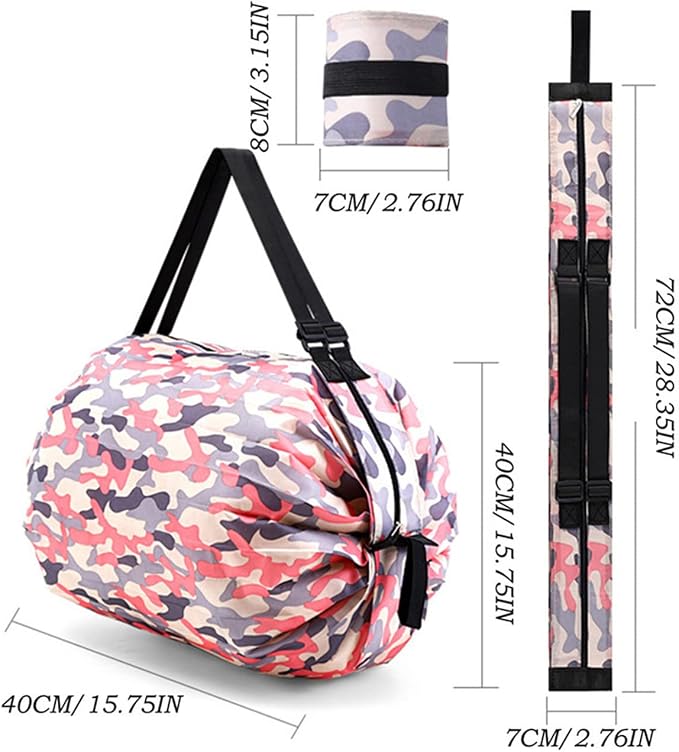 Portable Foldable Shopping Bag Large Capacity Multipurpose Storage Bag Sports - Image 6
