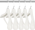 Plastic Extra Wide Shoulder Suit Hangers by DEDU