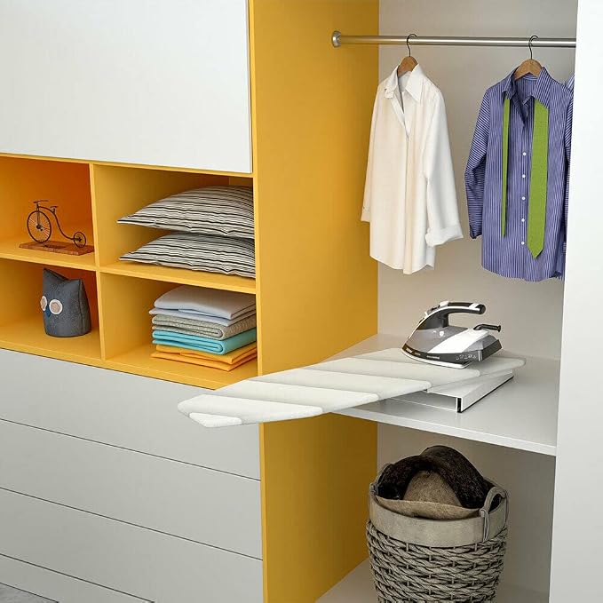 TFCFL Wall Mounted Ironing Board Foldable Ironing Cabinet Storage Station - Image 4