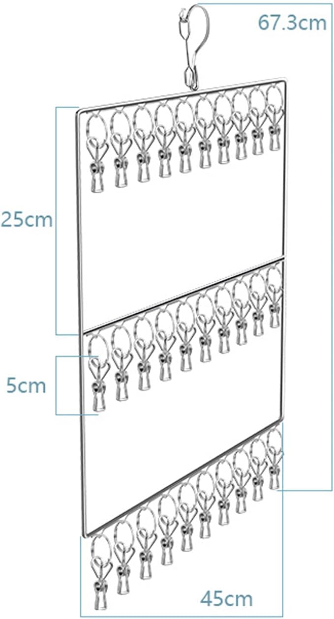 HEEPDD Stainless Steel Sock Drying Rack, Clothes Drying Rack - Image 9