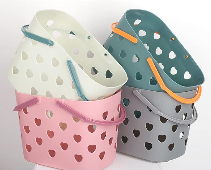 Anyoifax Portable Shower Caddy Tote Plastic Storage Basket - Image 7