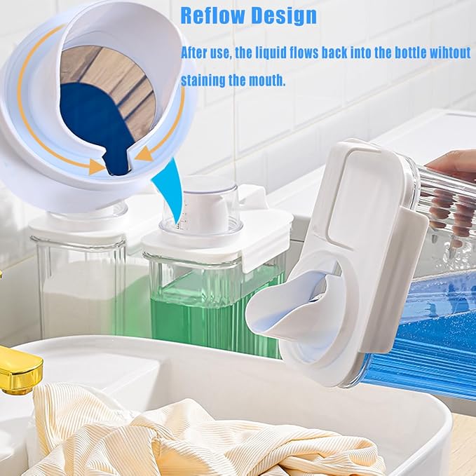 Laundry Detergent Dispenser for Laundry Room Organization and Storage, 2000ml - Image 3