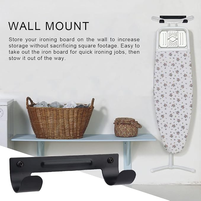 Ironing Board Hanger Wall Mount, Ironing Board Holder - Image 3