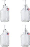 Fastrack 4-Pack 1 Gallon Glass Jug Laundry Detergent Dispenser – Airtight by FASTRACK