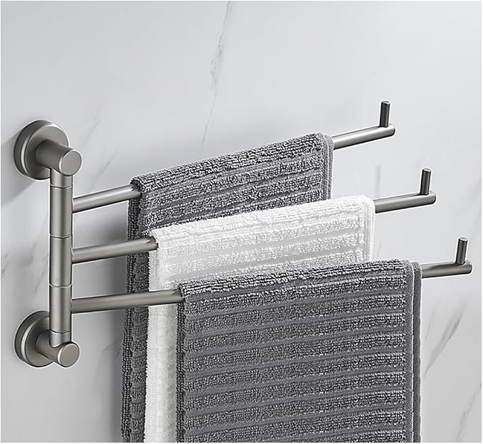 Modern Swivel Towel Rack Bar Rails by Unknown