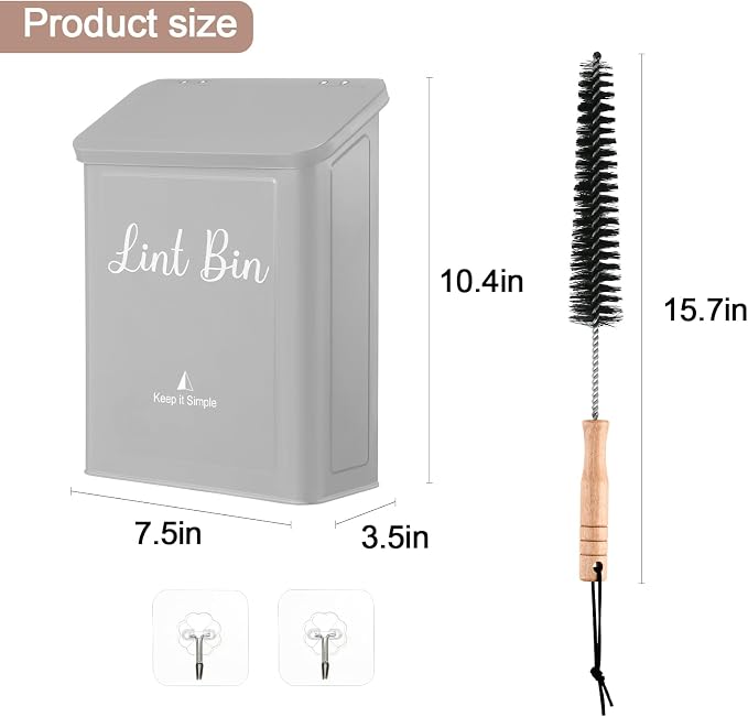 SUBEKYU Metal Magnetic Lint Bin - Image 6