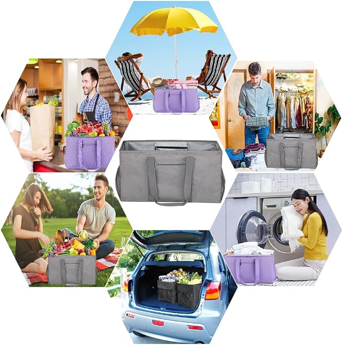 Extra Large Utility Tote Bag – Reusable Shopping Bag - Image 6