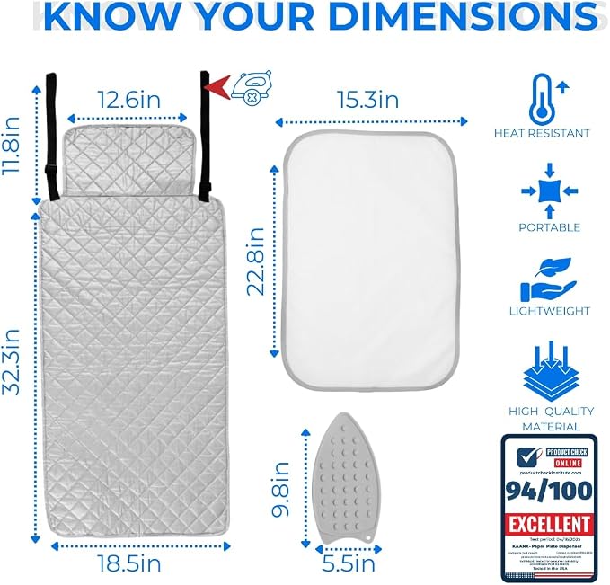 Premium Ironing Mat 39" X 18 - Image 4