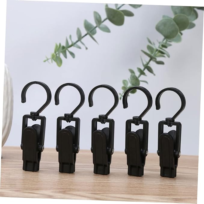 20pcs Hook Swivel Clamp Laundry Hook Scarves Hangers Multi-Purpose Hanger Boot - Image 8