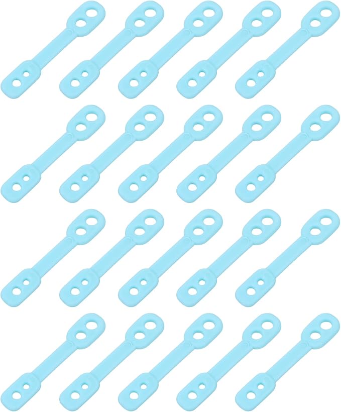 uxcell 30Pcs Clothes Hanger Windproof Plastic Strip Hook, Anti-Slip Off by uxcell