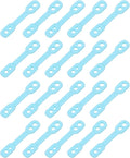 uxcell 30Pcs Clothes Hanger Windproof Plastic Strip Hook, Anti-Slip Off by uxcell