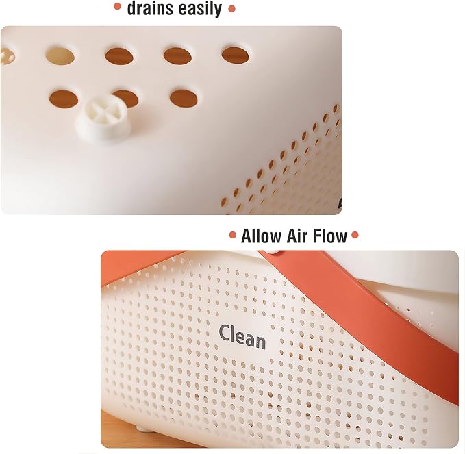 LAIGOO Large Shower Caddy Basket, Plastic Storage Bin - Image 4