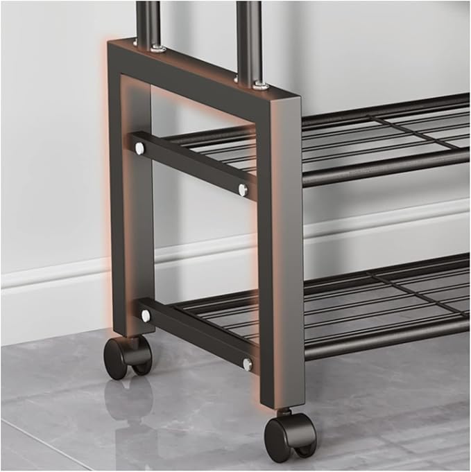 Standing Coat Stand Clothes Drying Rack Floor Balcony Home Clothesline Drying - Image 3