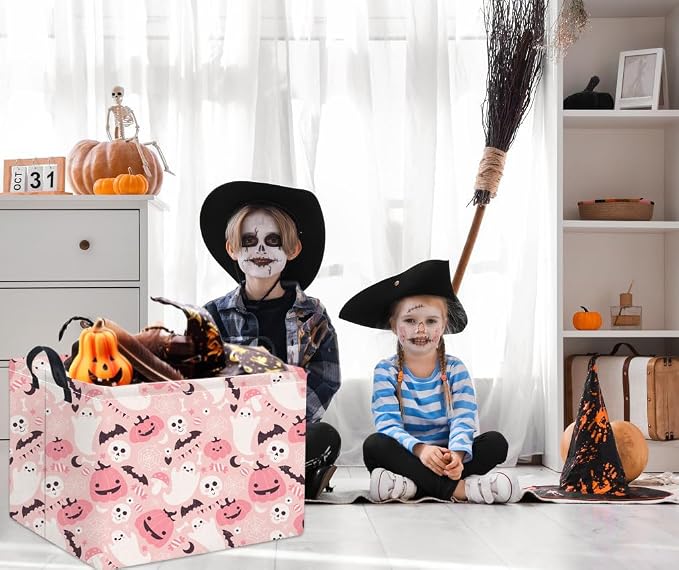 HIYAGON Rectangular Halloween Basket - Image 4