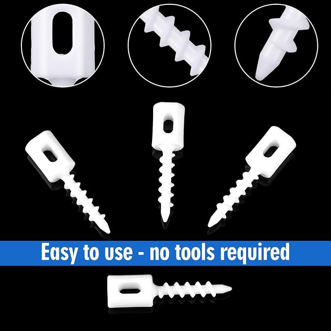 Chunful 24 Pack Foam Board Hangers Hanging Foamcore Wall Hangers, Work - Image 7