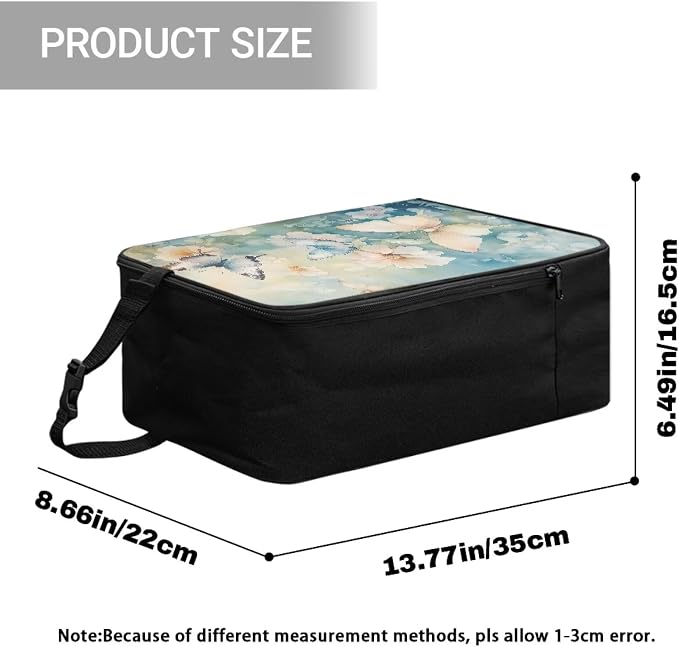 Boho Floral Butterfly Portable Steamer Storage Bag Lightweight Iron Carrying - Image 7