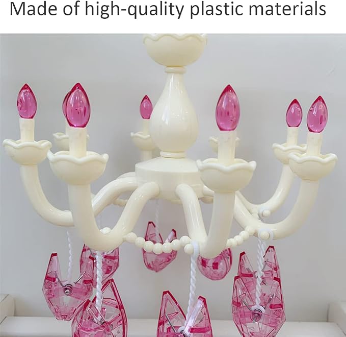 WAYUTO Plastic Drying Rack Crystal Chandelier - Image 7