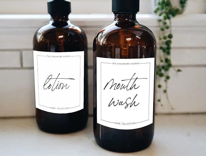 Vintage Farmhouse Mouthwash and Lotion Labels - Image 3