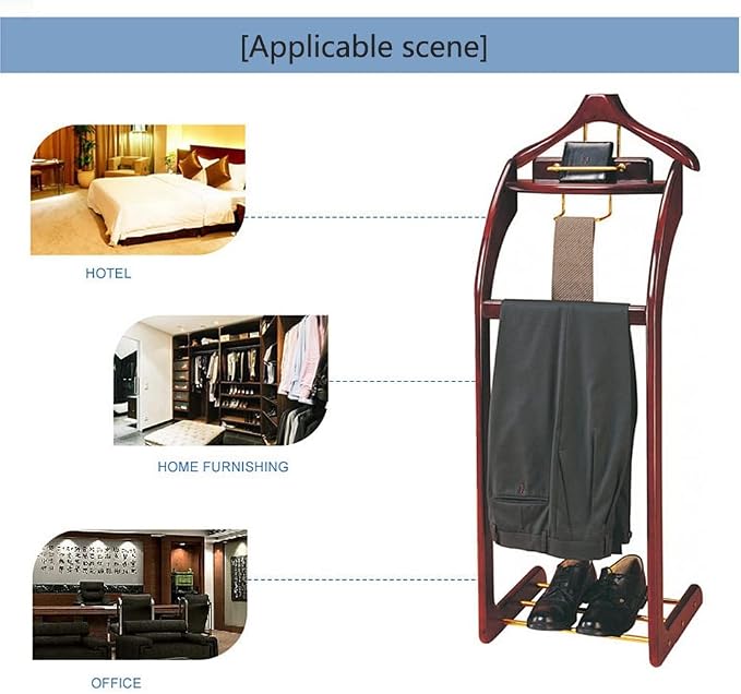 Premium Wooden Suit Valet Stand - Image 2