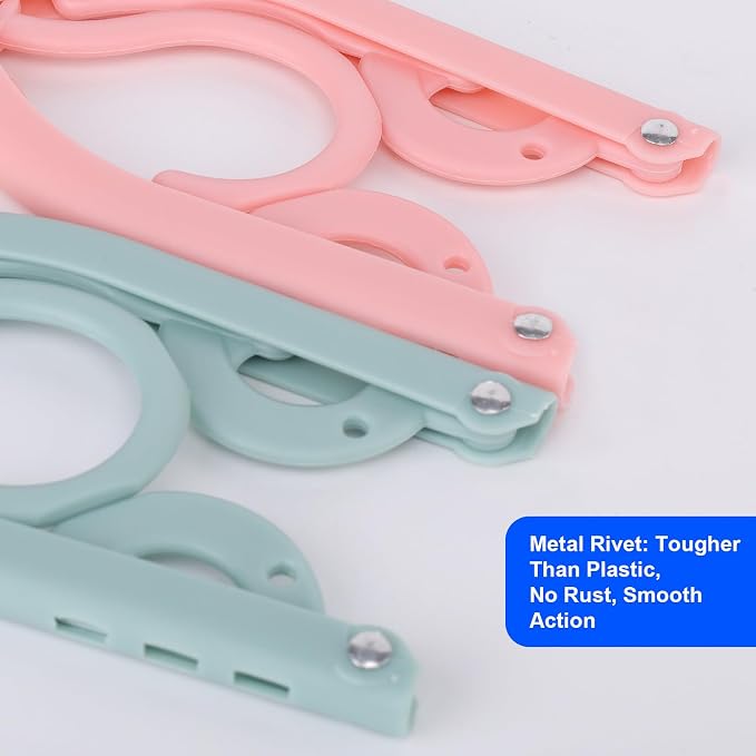 10 Pack Foldable Travel Hangers - Image 9
