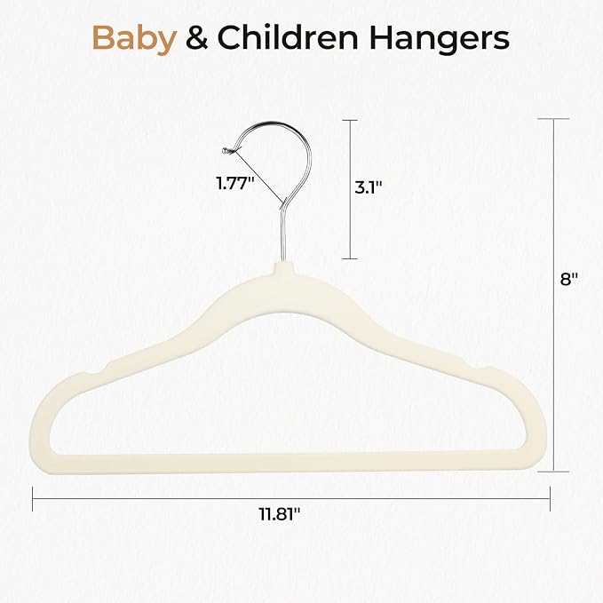 GoodtoU Baby Hangers Velvet 100 Pack - Image 4